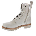 Botines Panama Jack zapatos Mujer modelo Frisia Beige Cremallera