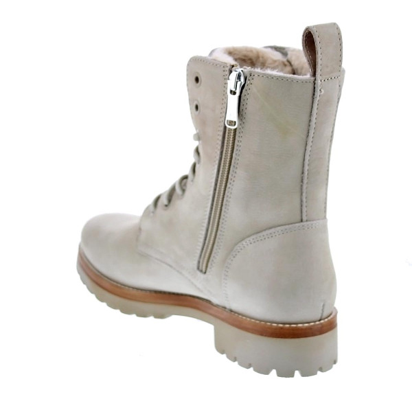 Botines Panama Jack zapatos Mujer modelo Frisia Beige Cremallera
