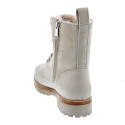 Botines Panama Jack zapatos Mujer modelo Frisia Beige Cremallera