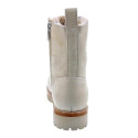 Botines Panama Jack zapatos Mujer modelo Frisia Beige Cremallera