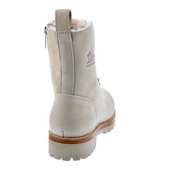 Botines Panama Jack zapatos Mujer modelo Frisia Beige Cremallera
