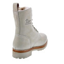Botines Panama Jack zapatos Mujer modelo Frisia Beige Cremallera