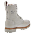 Botines Panama Jack zapatos Mujer modelo Frisia Beige Cremallera