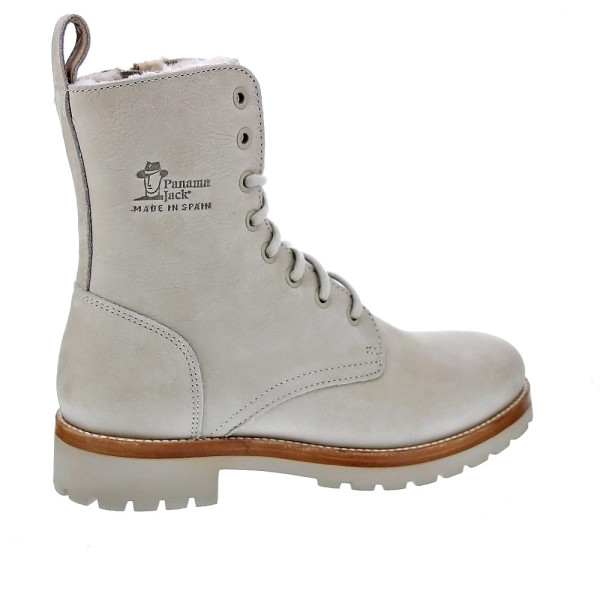 Botines Panama Jack zapatos Mujer modelo Frisia Beige Cremallera