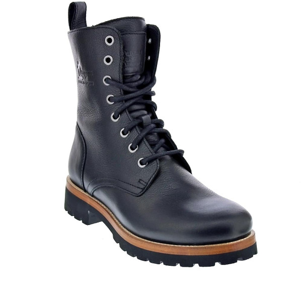 Botines Panama Jack zapatos Mujer modelo Frisia Negro Cremallera