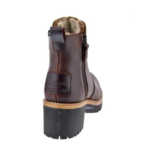 Botines Panama Jack zapatos Mujer modelo Pauline Marrón Cremallera