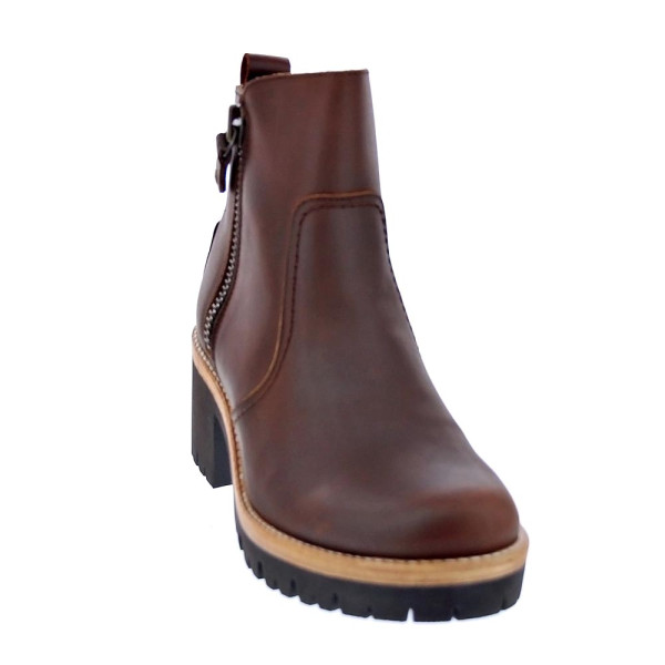 Botines Panama Jack zapatos Mujer modelo Pauline Marrón Cremallera