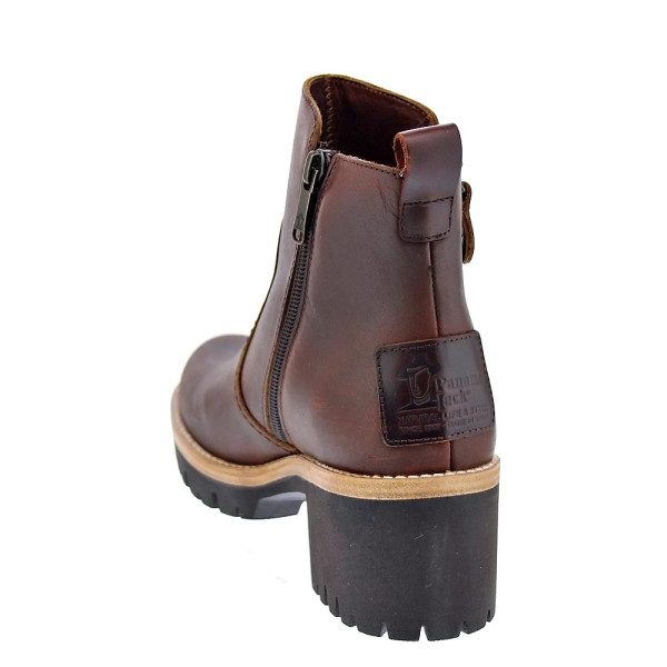 Botines Panama Jack zapatos Mujer modelo Pauline Marrón Cremallera