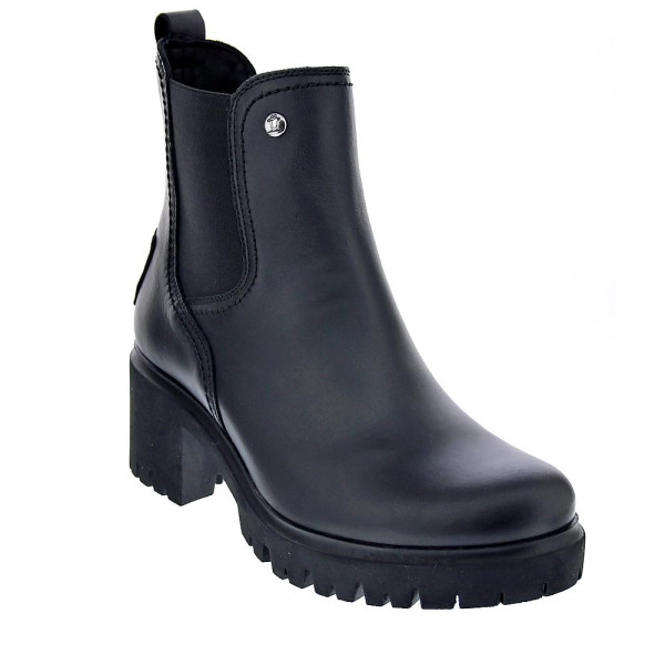 Botines Panama Jack zapatos Mujer modelo Pia Negro Elástico