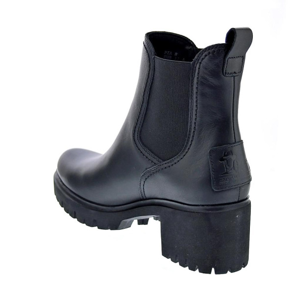 Botines Panama Jack zapatos Mujer modelo Pia Negro Elástico