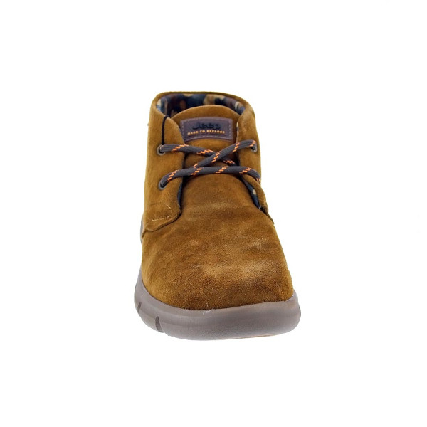 Botines Jeep zapatos Hombre modelo Jm42121 Marrón Cordón