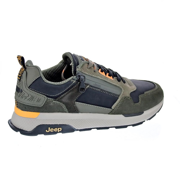 Zapatillas Jeep zapatos Hombre modelo Jm42110 Negro Cordón