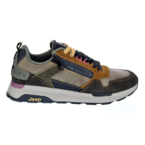 Zapatillas Jeep zapatos Hombre modelo Jm42110 Marrón Cordón