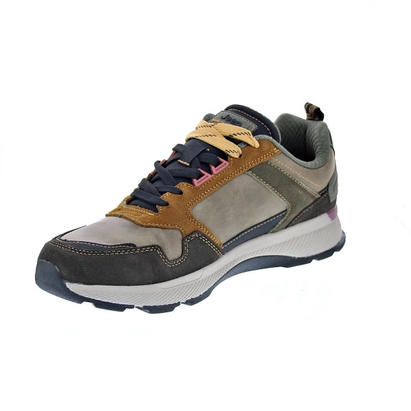 Zapatillas Jeep zapatos Hombre modelo Jm42110 Marrón Cordón