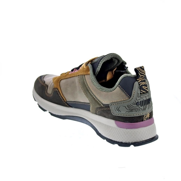 Zapatillas Jeep zapatos Hombre modelo Jm42110 Marrón Cordón