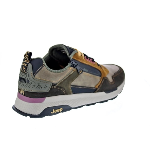 Zapatillas Jeep zapatos Hombre modelo Jm42110 Marrón Cordón