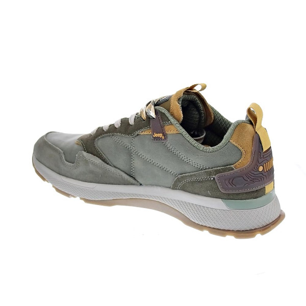 Zapatillas Jeep zapatos Hombre modelo Jm4211 Verde Cordón