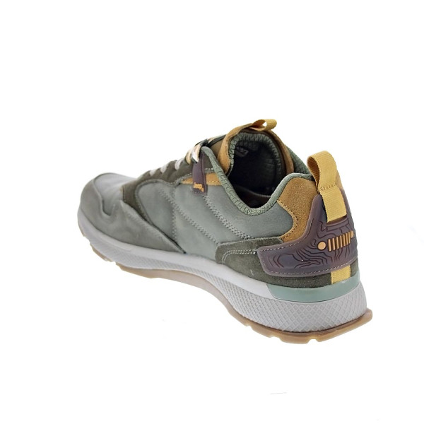 Zapatillas Jeep zapatos Hombre modelo Jm4211 Verde Cordón
