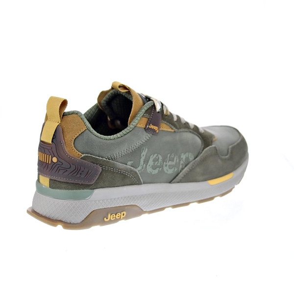 Zapatillas Jeep zapatos Hombre modelo Jm4211 Verde Cordón