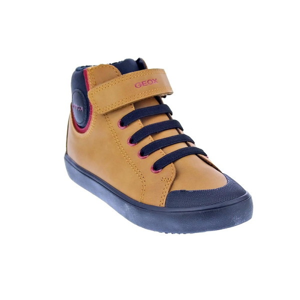 Botines Geox zapatos Niño modelo Gisli Boy Amarillo Elástico