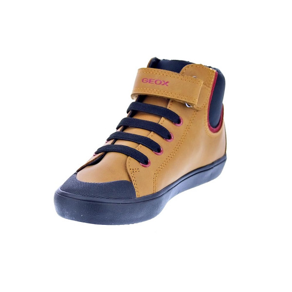 Botines Geox zapatos Niño modelo Gisli Boy Amarillo Elástico