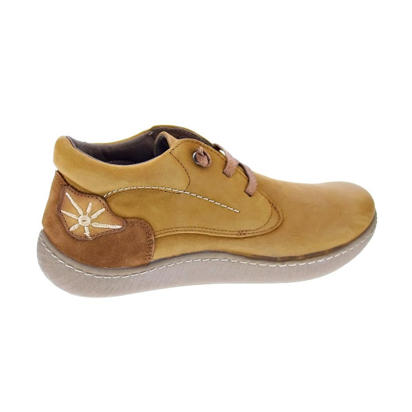 Botines Sunni Sabbi zapatos Mujer modelo Naru Amarillo Elástico