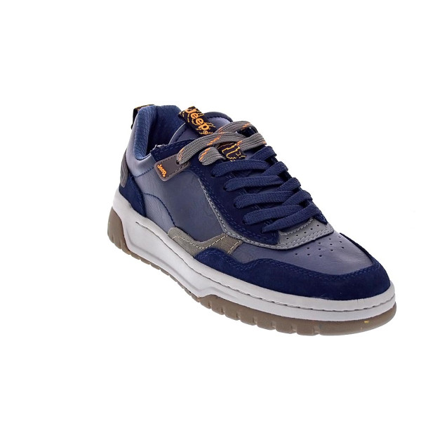 Zapatillas Jeep zapatos Hombre modelo Jm42100 Azul Cordón