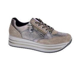 Zapatillas Imac zapatos Mujer modelo 657780 Beige Cordón 2