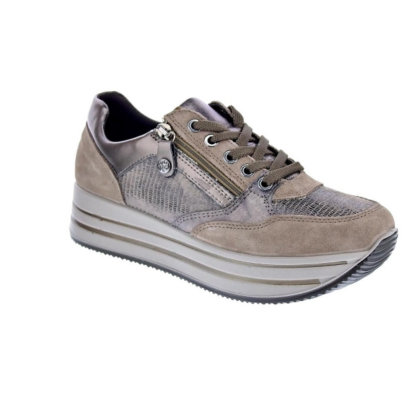 Zapatillas Imac zapatos Mujer modelo 657780 Beige Cordón