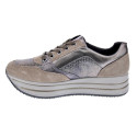 Zapatillas Imac zapatos Mujer modelo 657780 Beige Cordón