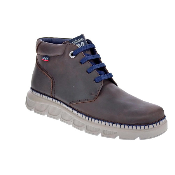 Botines Callaghan zapatos Hombre modelo 55103 Marrón Cordón