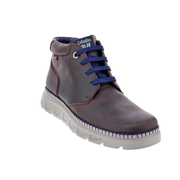Botines Callaghan zapatos Hombre modelo 55103 Marrón Cordón