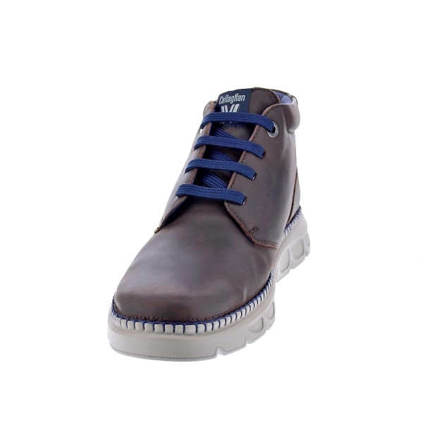 Botines Callaghan zapatos Hombre modelo 55103 Marrón Cordón