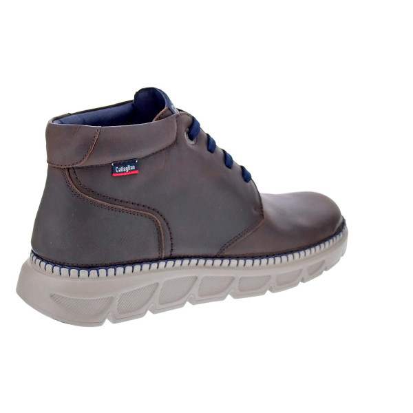 Botines Callaghan zapatos Hombre modelo 55103 Marrón Cordón
