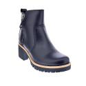 Botines Panama Jack zapatos Mujer modelo Pauline Trav Negro Cremallera