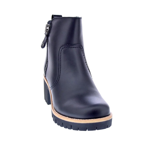 Botines Panama Jack zapatos Mujer modelo Pauline Trav Negro Cremallera