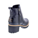 Botines Panama Jack zapatos Mujer modelo Pauline Trav Negro Cremallera