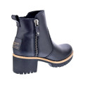 Botines Panama Jack zapatos Mujer modelo Pauline Trav Negro Cremallera