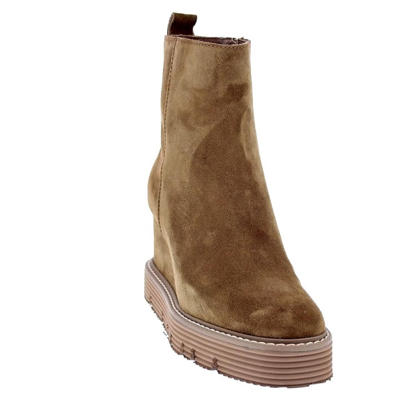 Botines Alpe zapatos Mujer modelo 27811101 Marrón Cremallera