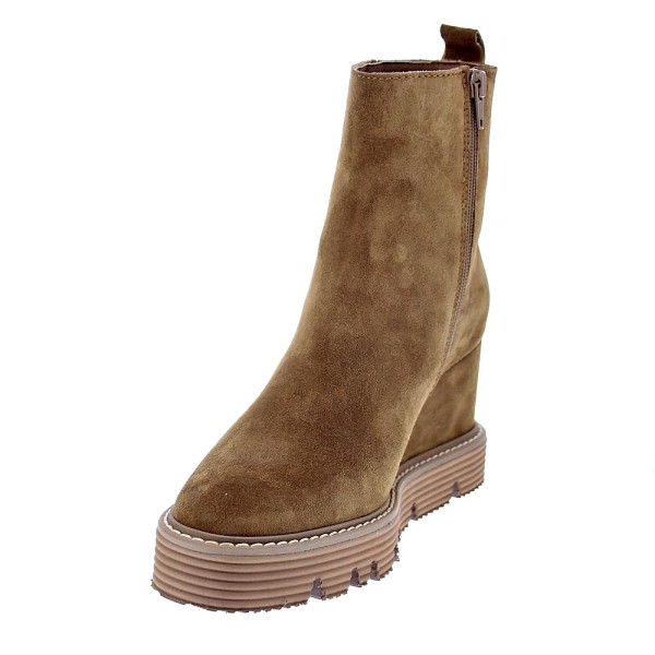 Botines Alpe zapatos Mujer modelo 27811101 Marrón Cremallera