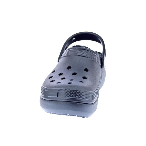 Zuecos Crocs zapatos Mujer modelo Classic Platform Lined Negro 