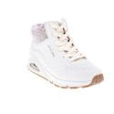 Zapatillas botas Skechers zapatos Niña modelo Uno Gen 310566L NAT Blanco Cremallera