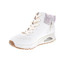 Zapatillas botas Skechers zapatos Niña modelo Uno Gen 310566L NAT Blanco Cremallera