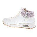 Zapatillas botas Skechers zapatos Niña modelo Uno Gen 310566L NAT Blanco Cremallera