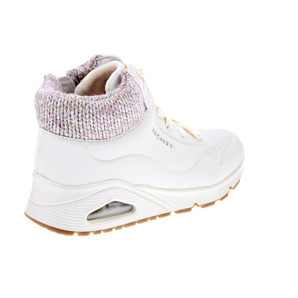Zapatillas botas Skechers zapatos Niña modelo Uno Gen 310566L NAT Blanco Cremallera