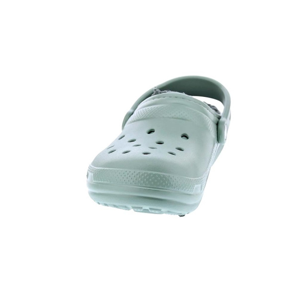 Zuecos Crocs zapatos Mujer modelo Classic Lined Verde 