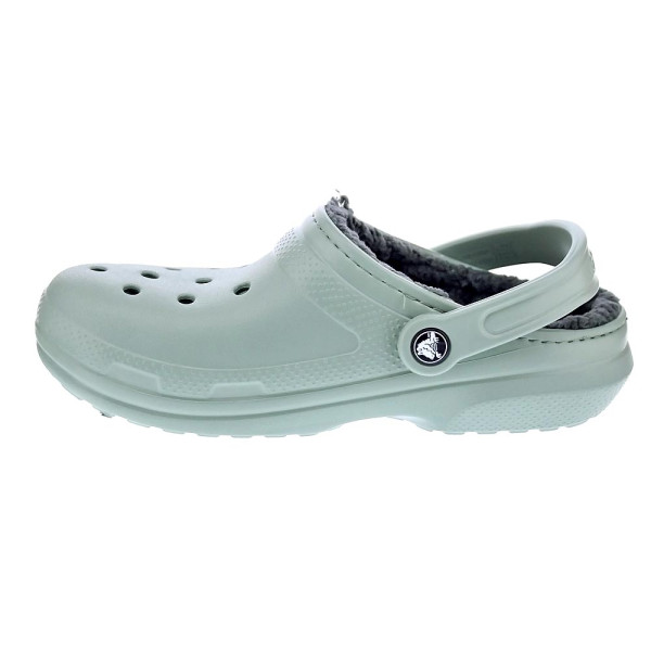 Zuecos Crocs zapatos Mujer modelo Classic Lined Verde 
