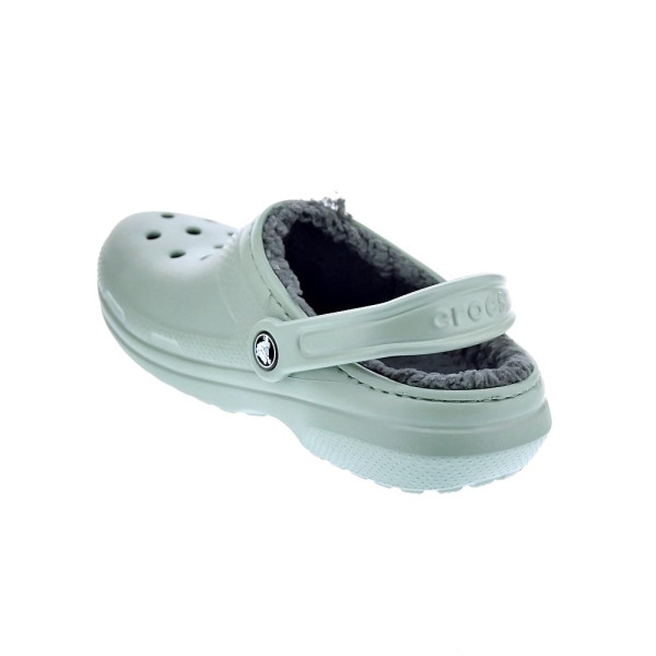 Zuecos Crocs zapatos Mujer modelo Classic Lined Verde 