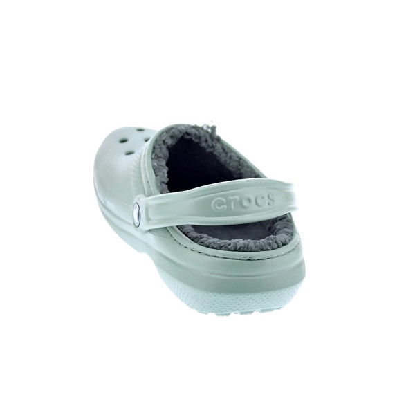 Zuecos Crocs zapatos Mujer modelo Classic Lined Verde 