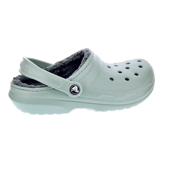 Zuecos Crocs zapatos Mujer modelo Classic Lined Verde 